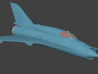 Mig-21 Tu-144 Analog 3D print model