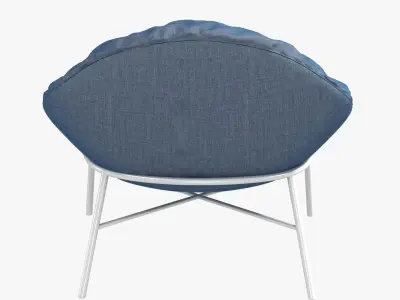 Oyster lounge chair by Comforty 3D model