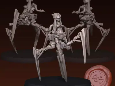 Mobile Attack Unit Type Husk - 32mm Miniature 3D print model