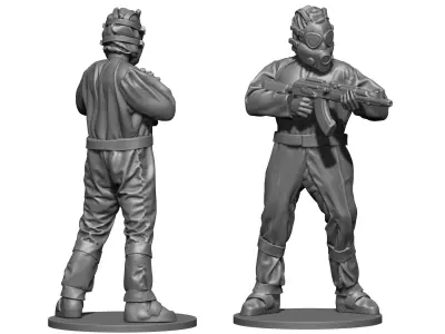 Hazmat suit 3D print model