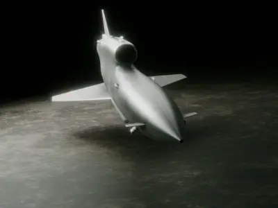 TU-141 Strizh Low-poly 3D model