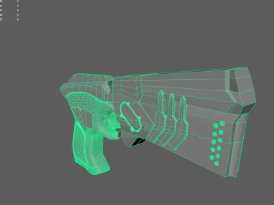 Psychopass Gun Dominator 3D Model  3D model