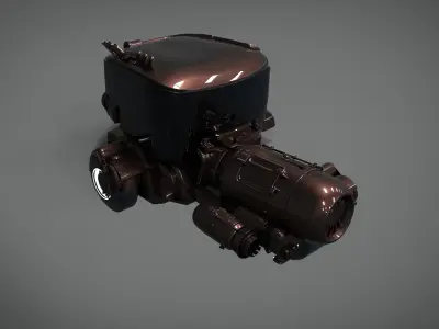 Shark robot 3D model