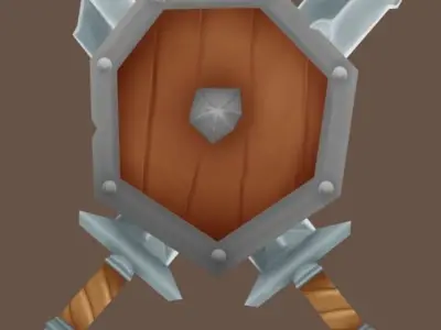 LowPoly RPG Weapons Pack Low-poly 3D model