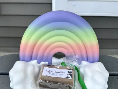 Rainbow Soap Dish Commercial 3D print model