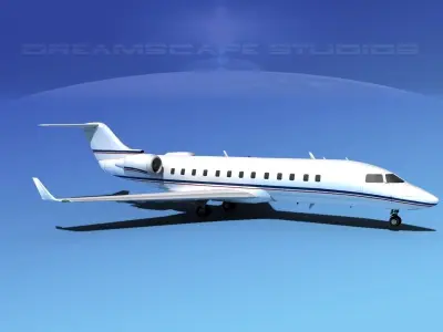 Bombardier Challenger 850 V12 3D model