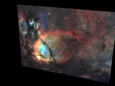 Fish Head Nebula 3D model