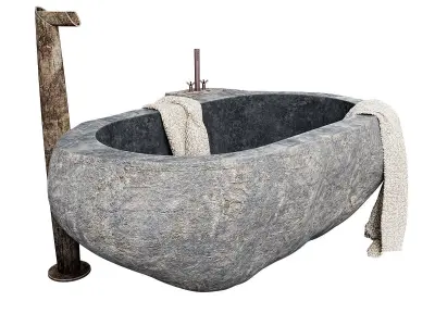 Bath stone 3D model