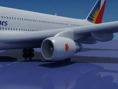 Philippine Airlines 3D model