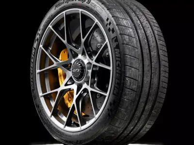 Michelin Pilot Sport Cup 2 265 35 ZR20 95Y REVAMP 3D model