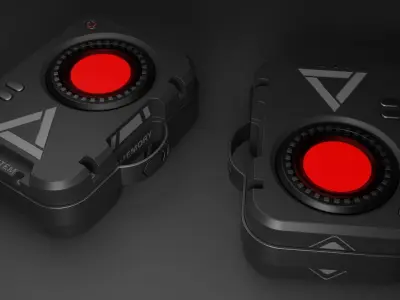 Sci-fi hardsurface Free low-poly 3D model