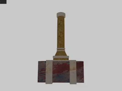 Fantasy Hammer - Medieval Style  Low-poly 3D model