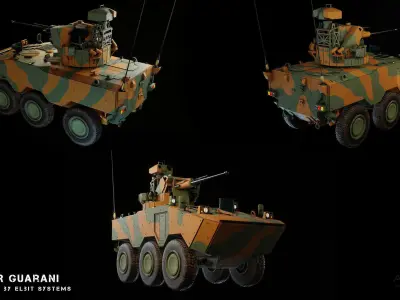 VBTP-MR Guarani Low-poly 3D model