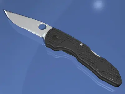 Folding Pocket Knife 3D model
