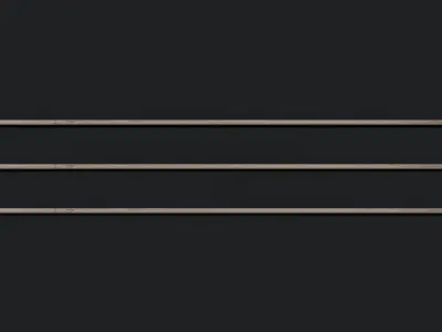 Ancient Macedonian Sarissa Pike Low-poly 3D model