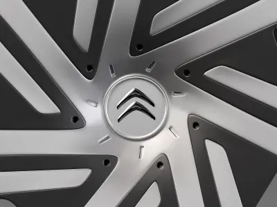 Citroen Berlingo wheel 2017 3D model