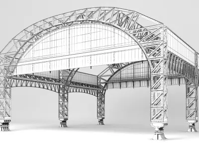 Modular Truss Structure 1 3D model