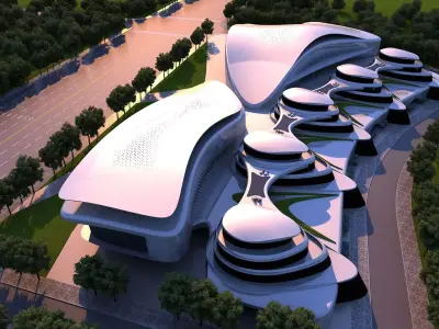 Commercial Complex 1 3D model