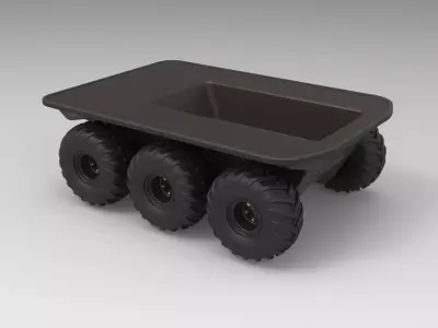 Argo platform 6x6 3D model