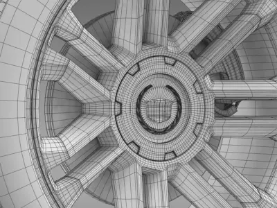 Cadillac Escalade 2013 wheel 3D model