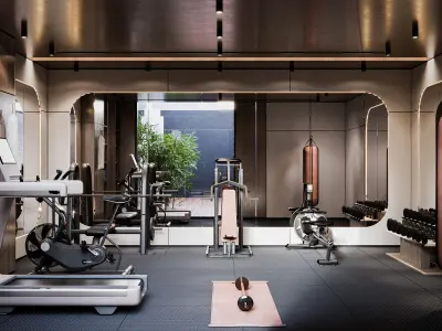 Private Gym 3D model