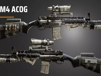 M4 Acog 3D model