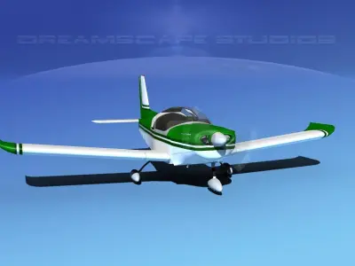 Zlin Z 242 V09 3D model