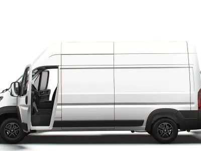 Peugeot e Boxer Van L3H3 HQ Interior 2025 3D model