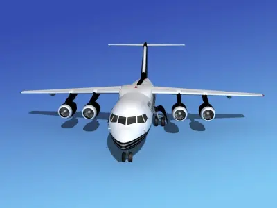 BAe 146-200 Boral Air 3D model