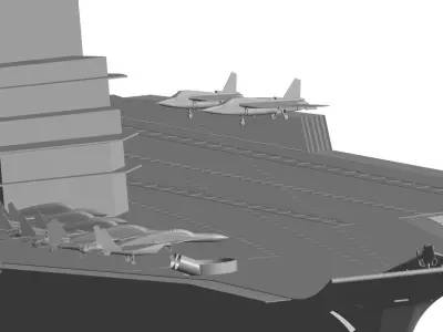 Aircraft carrier   3D model
