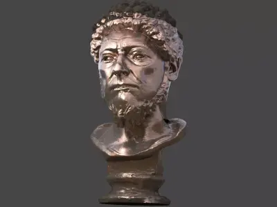  Antoninus Pius Bust 3D model