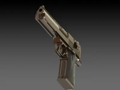 M1911 A1  45 Caliber Automatic Pistol 3D model