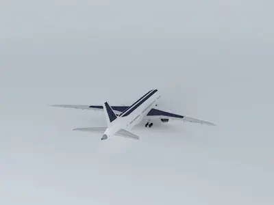Template Boeing 7878S Free 3D model