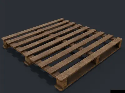 Pallet Pack Low-poly 3D model