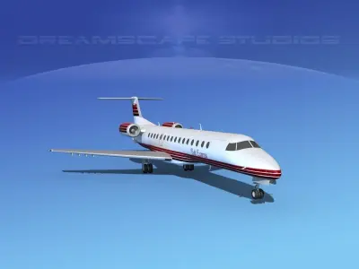 Embraer ERJ-140 Bali Express 3D model
