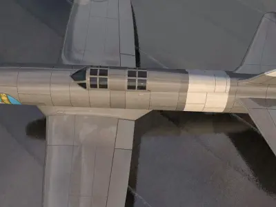 Caproni Campini N-1 3D model