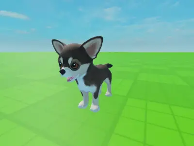 Chihuahua puppy dog Free 3D model