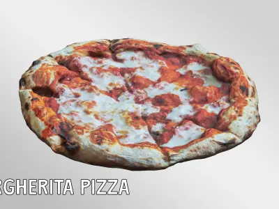 Pizza Oven Set01 3D model