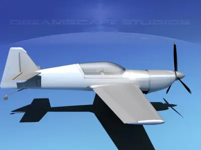 MX-2 Aerobatic Sport Bare Metal 3D model