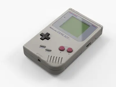 Nintendo Retro Game Consoles Collection 3D model