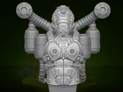 Toxo Viper V1 GIJoe Fan Art 3D printable For Action Figures 3D print model