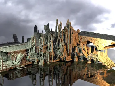 Osgiliath Ruins 3D model