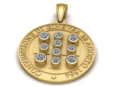 Geneva Convention Pendant 3D print model