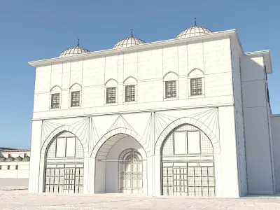 Old Covered Bazaar 3D model
