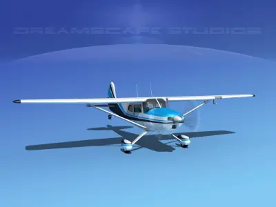 Cessna 170 V07 3D model