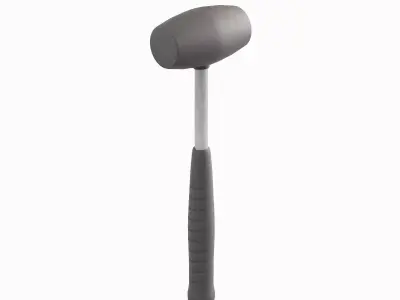 Industrial Rubber Hammer B 02 3D model