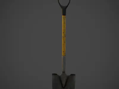 construction tools Low-poly 3D model