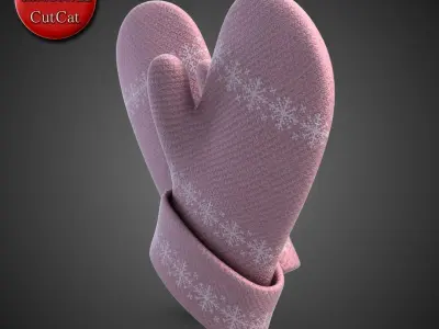Mittens 3D model