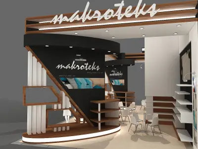 Exhibition stand - ST0029 3D model