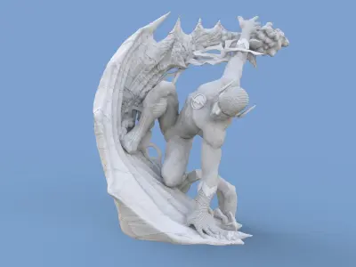 Flash DC Comics Justice league STL files for 3d printing 3D print model